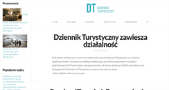 Desktop Screenshot of dziennikturystyczny.pl